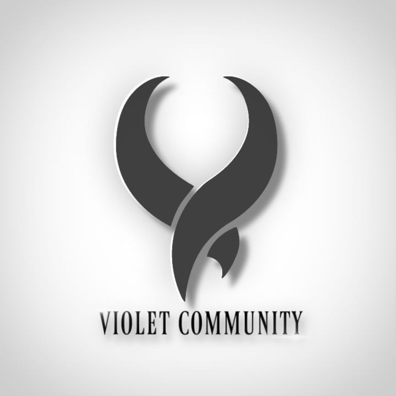 Officially supplied Violet Community symbol and wordmark